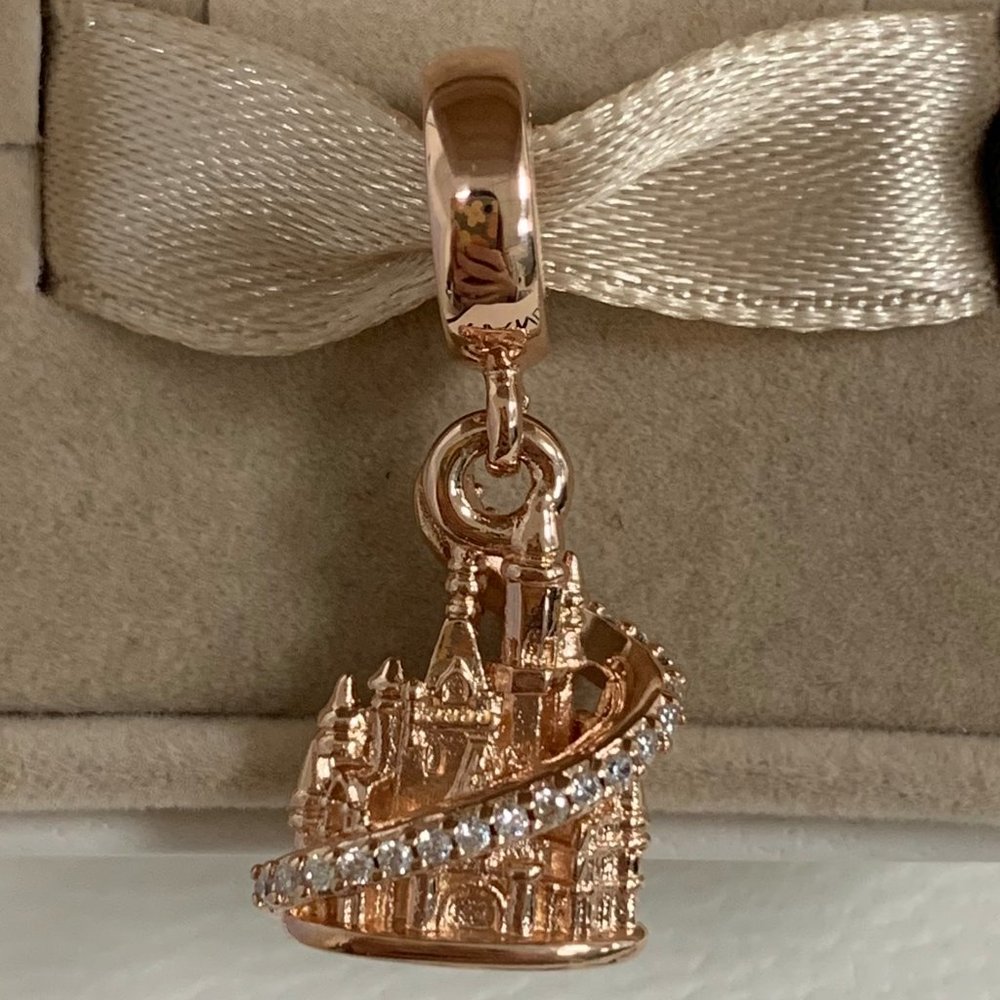 Pandora Fantasyland Castle Charm Rose Gold